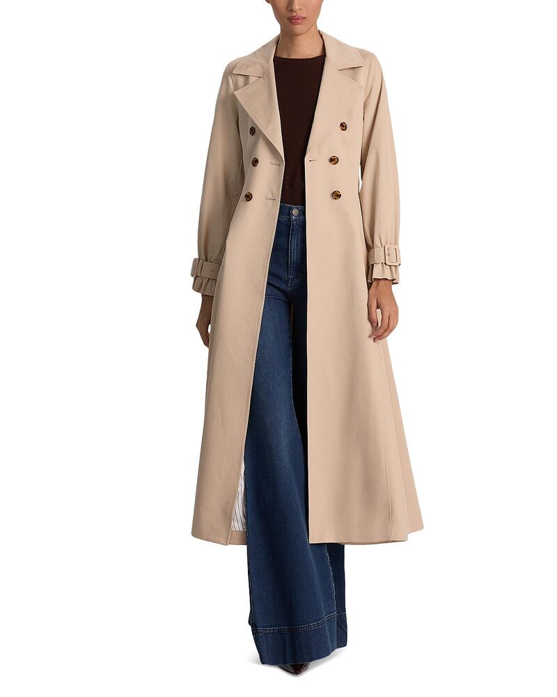 アリスアンドオリビア レディース アウター コート Alice and Olivia Ellie Godetrench Coat Latte｜ReVida 店