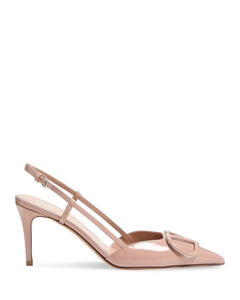 ヴァレンティノ レディース シューズ パンプス ロゴ Valentino Garavani Women's VLogo Slingback Pumps Dusty Rose
