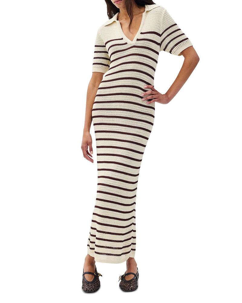 ラグアンドボーン レディース トップス ワンピース ポロシャツ rag & bone Costi Short Sleeve Polo Dress Ivory アイボリー