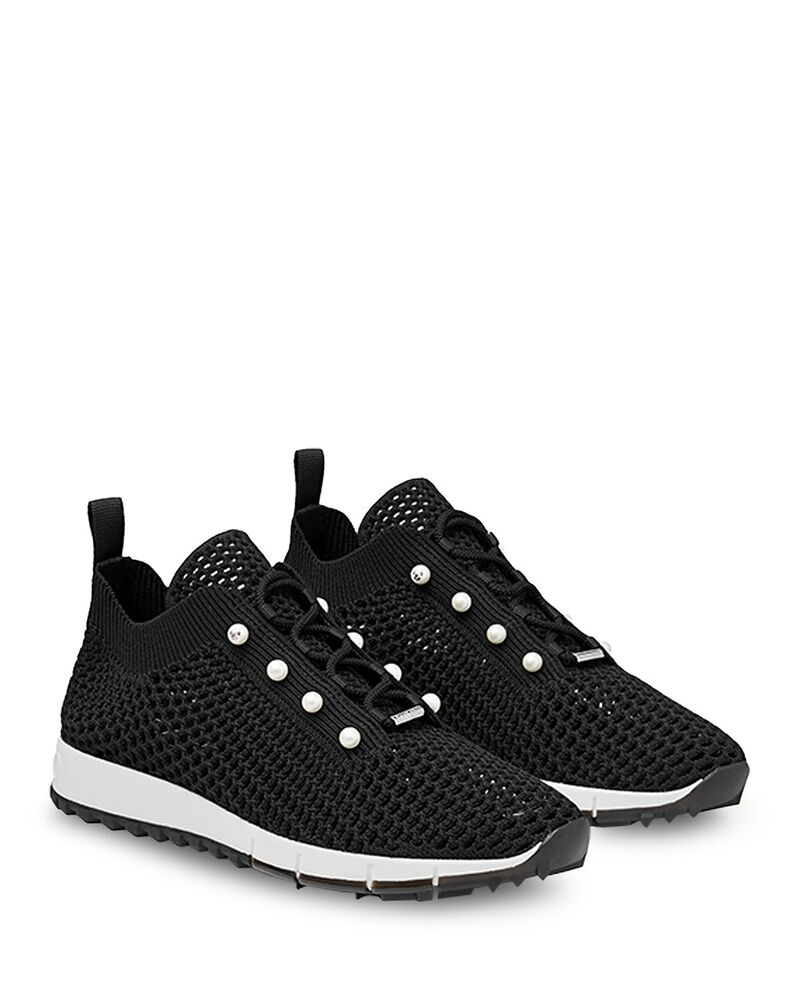 ジミーチュー レディース シューズ スニーカー Jimmy Choo Women\u0027s Velesneakers Black 黒いこと