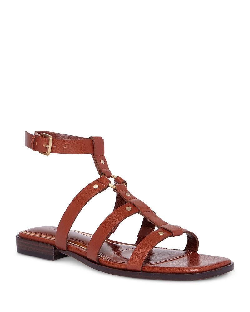 ペイジ レディース シューズ サンダル PAIGE Women's Ryland Flat Strappy Sandals Whisky