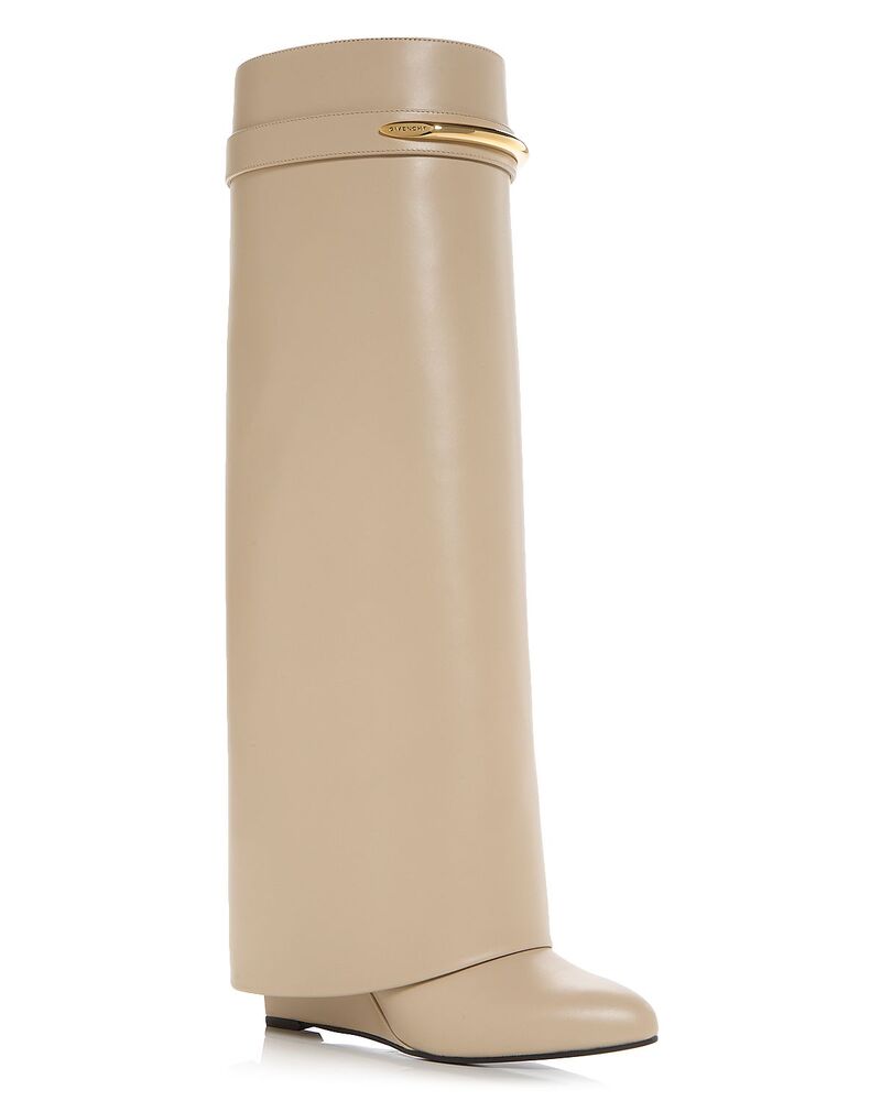 ジバンシー レディース シューズ ブーツ・レインブーツ トール Givenchy Women'shark Tall Boots Beige ベージュ
