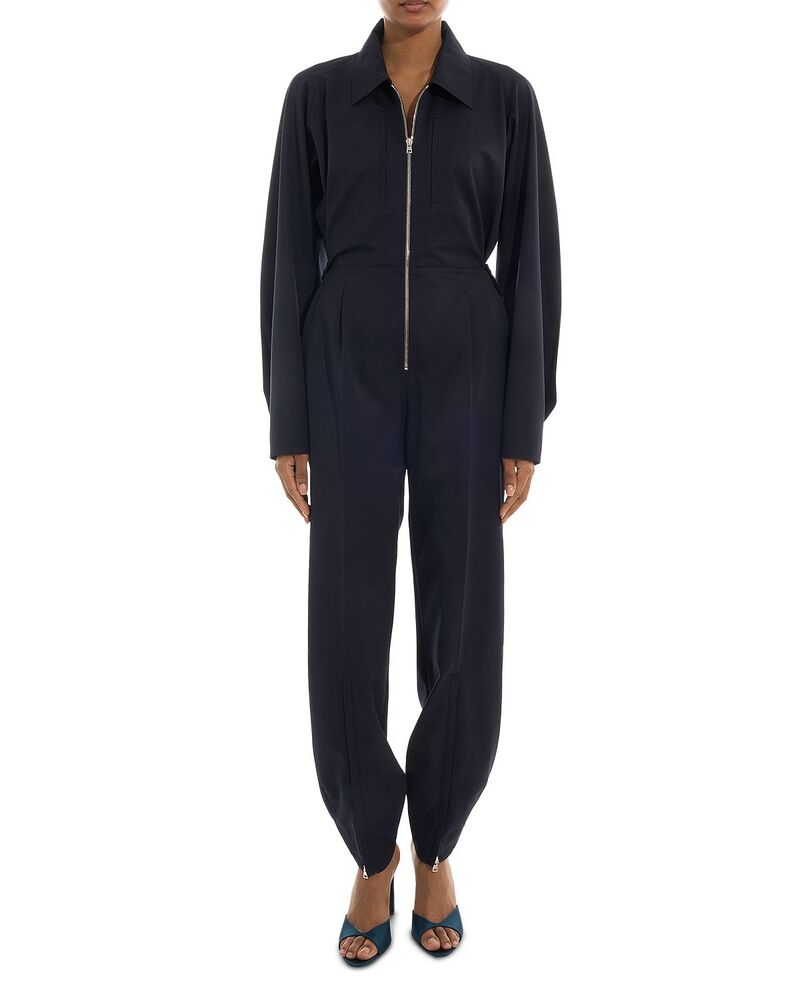 ヴィクトリア ベッカム レディース トップス 飛び降りる背広 Victoria Beckham Cargo Jumpsuit Navy 米国海軍