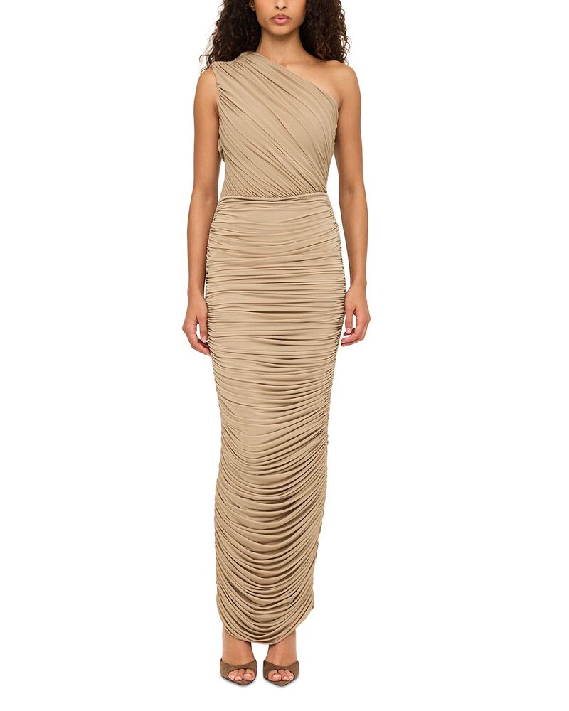 ロニーコボ レディース トップス ワンピース Ronny Kobo Emina One Shoulder Dress Nougat