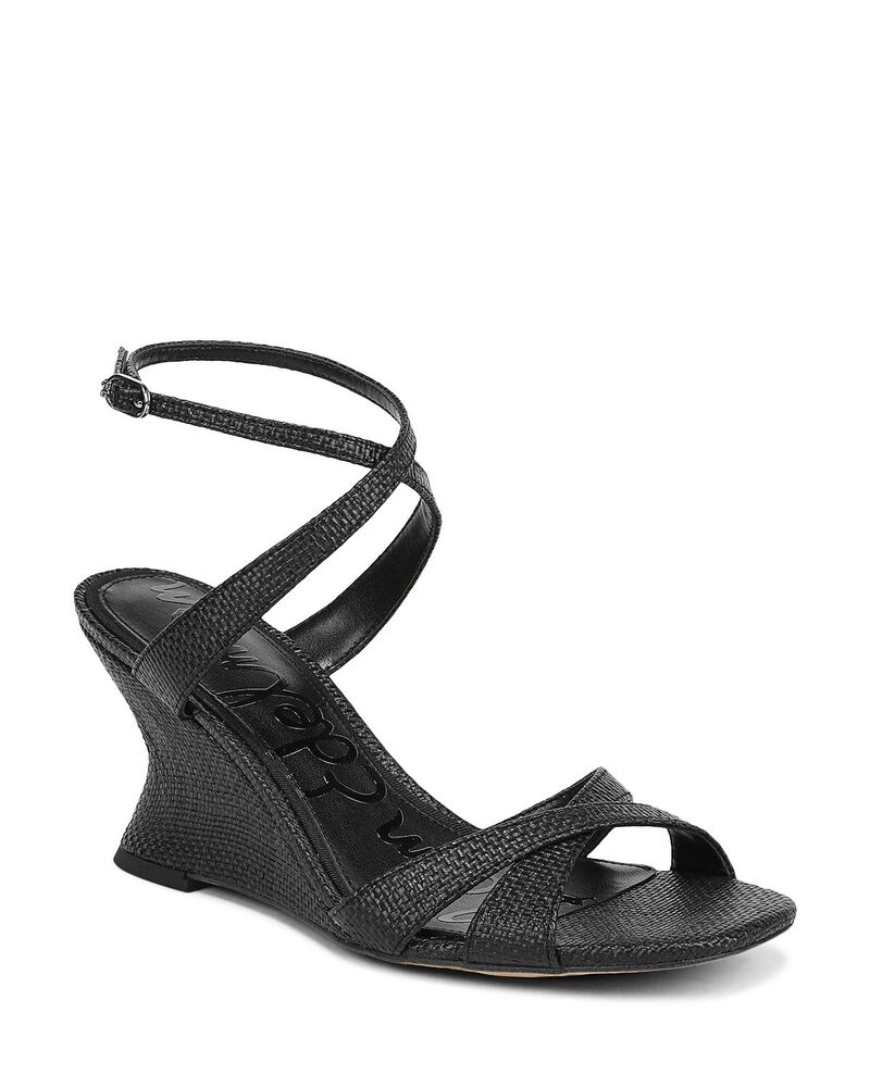 サムエデルマン レディース シューズ サンダル Sam Edelman Women's Davi Wedge Sandals Black ブラック 28,470円