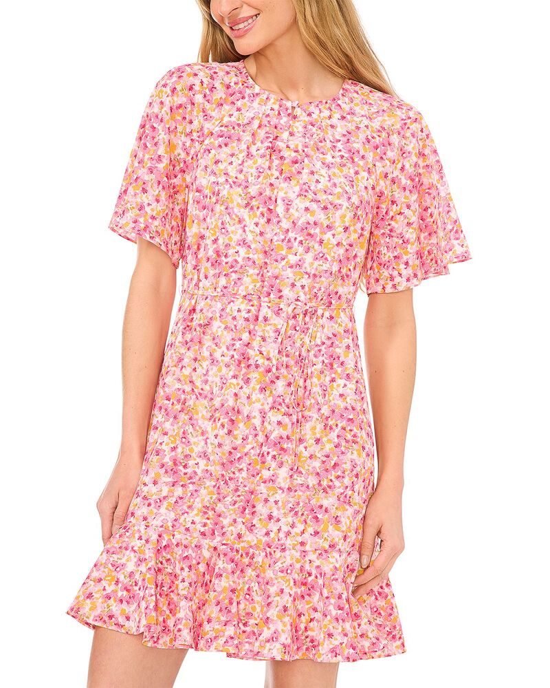 セセ レディース トップス ワンピース CeCe Fluted Skater Dress New Ivory アイボリー
