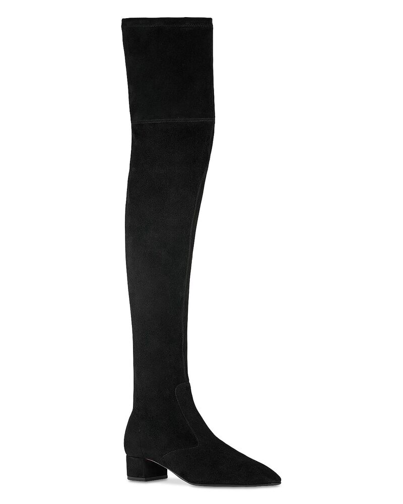 アクアズーラ レディース シューズ ブーツ・レインブーツ Aquazzura Women\u0027s Remi Over The Knee Boots Black 黒いこと