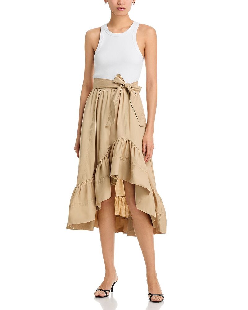 サンク ア セプト レディース トップス 衣装 Cinq ? Sept Zayla Dress White/Khaki 白いこと