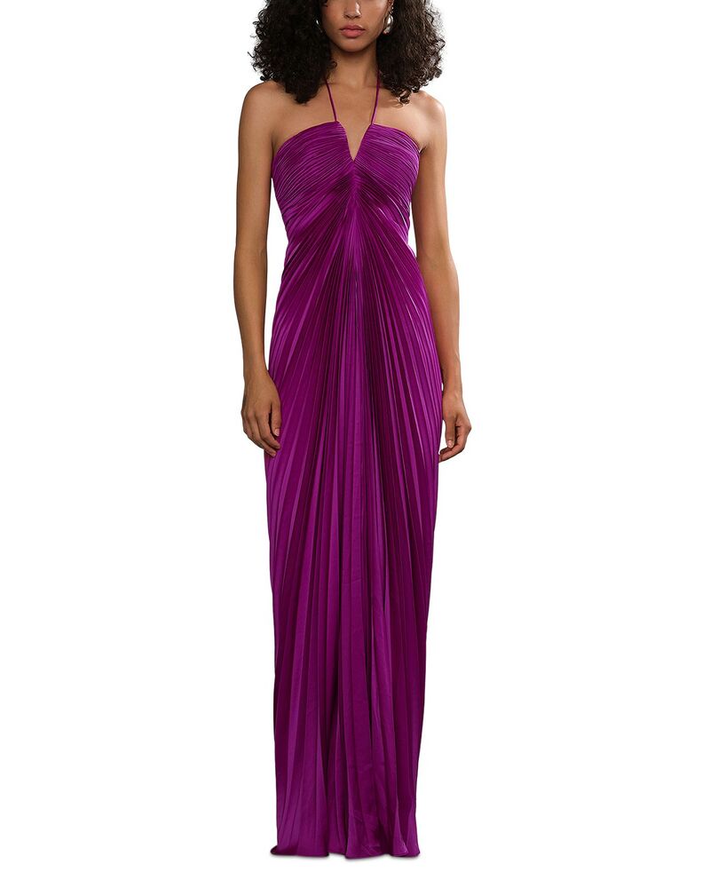 アムール レディース トップス ワンピース プリーツ Amur Ionea Pleated Gownectar｜ReVida 店