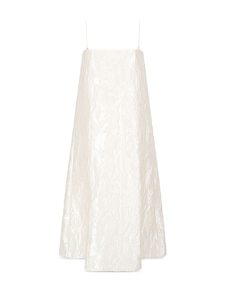 スタウド レディース トップス ワンピース STAUD Josie Dress Botanic Ivory アイボリー