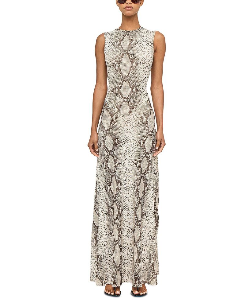 ロニーコボ レディース トップス ワンピース ノースリーブ Ronny Kobo Uzina Sleeveless Dressnake Print
