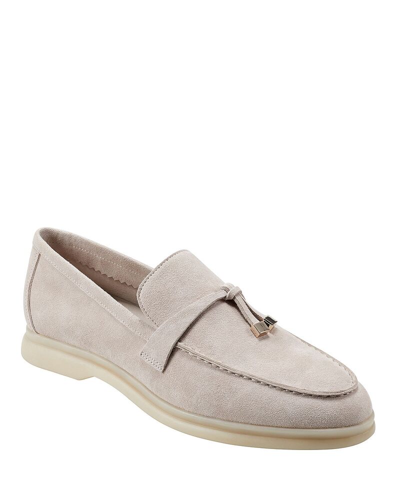 目じるし・フィッシャー レディース シューズ パンプスエード 置き目毛革 Marc Fisher LTD. Women\u0027s Yanelli Suede Slip On Loafer Flats Taupe トープ