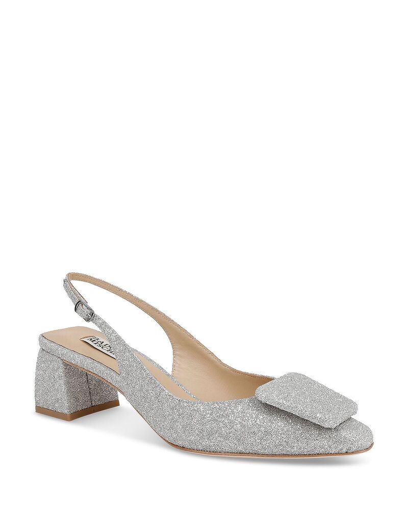 バッジェリーミシュカ レディース シューズ パンプス Badgley Mischka Women's Gracen Pumpsilver Glitter シルバー 27,820円