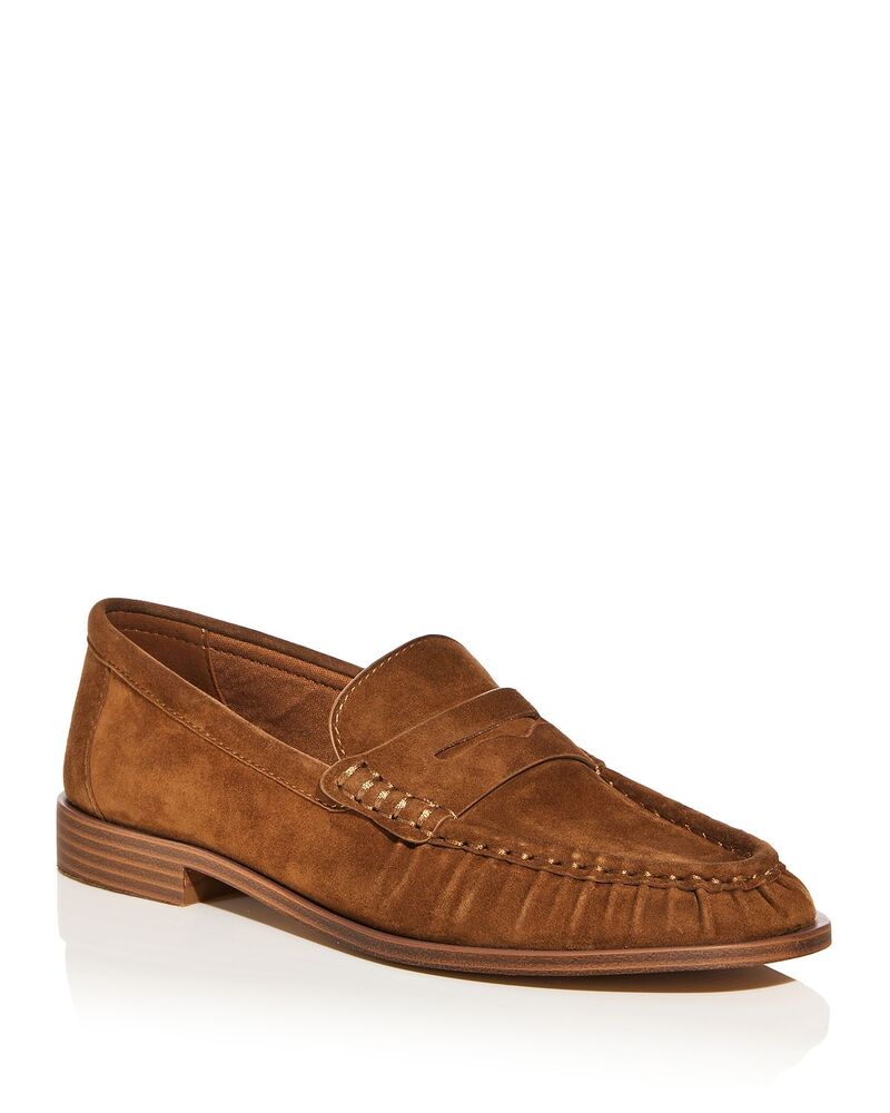 アクア レディース シューズ パンプス ローファー AQUA Women's Hanah Loafer Flats - Exclusive Chestnut Suede｜ReVida 店 32,370円