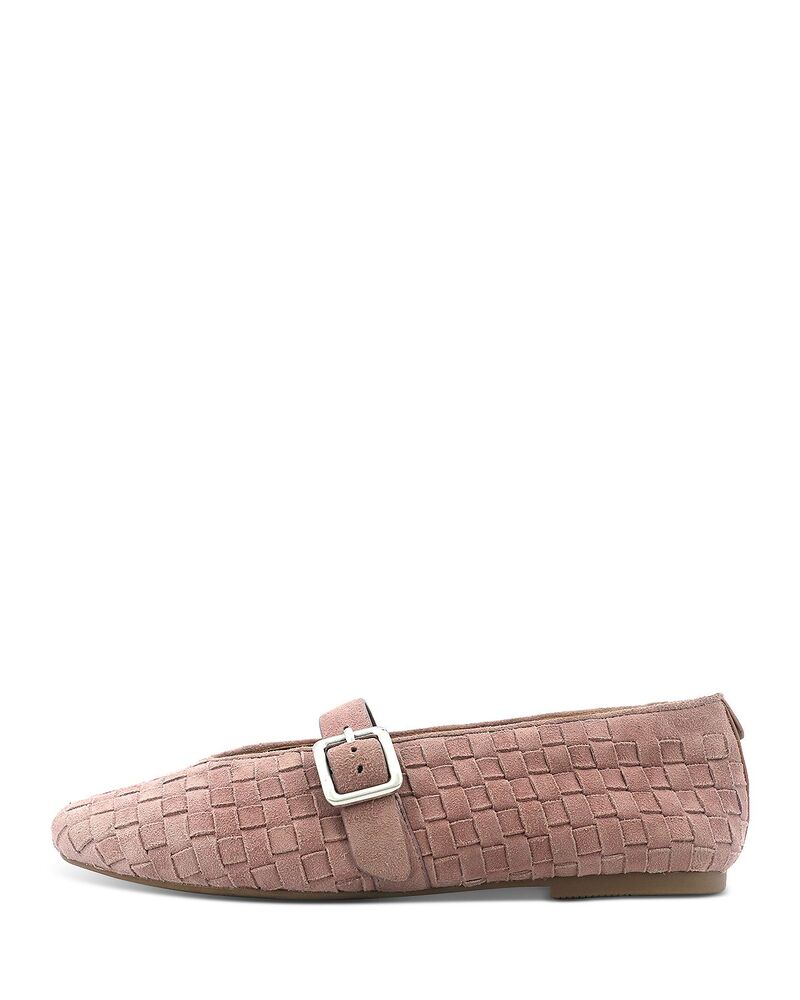ケネスコール レディース シューズ パンプスエード Gentle Souls by Kenneth Cole Women's Winifred Woven Suede Ballerina Flats Rose Suede