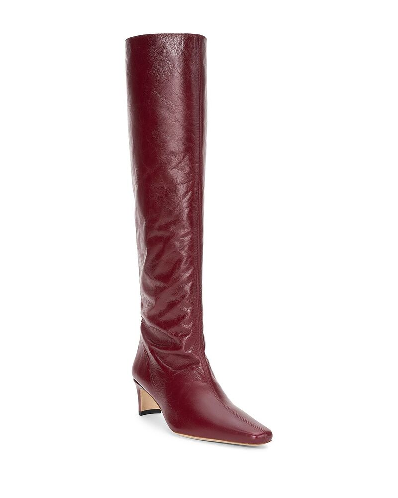 スタウド レディース シューズ ブーツ・レインブーツ トール STAUD Women's Wally Tall Boots Pinot Leather