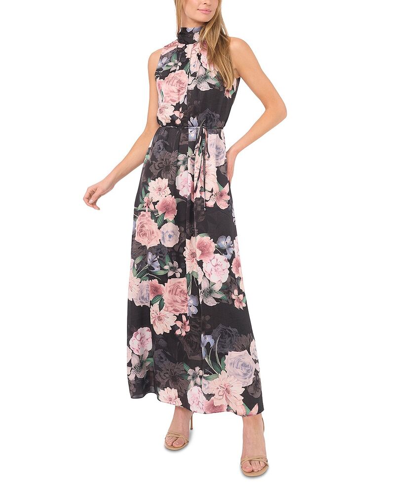テッドベーカー レディース トップス ワンピース ノースリーブ マキシ Ted Baker Alina Bow Tie Sleeveless Maxi Dress Coral Pink ピンク｜ReVida 店
