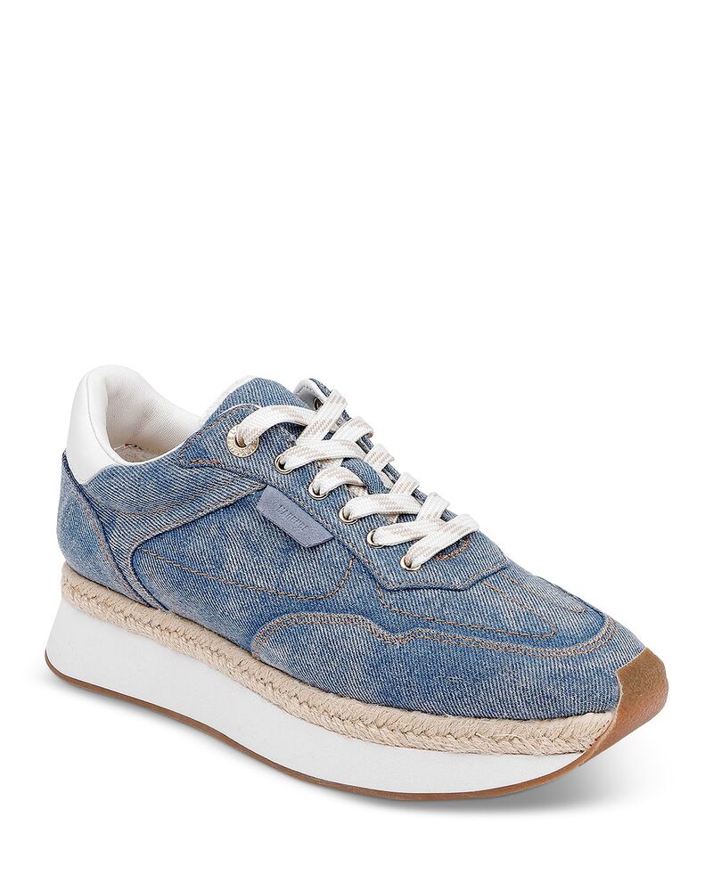 ラジャンス レディース シューズ スニーカー L'AGENCE Women's Ivone II Running Sneakers Light Denim デニム