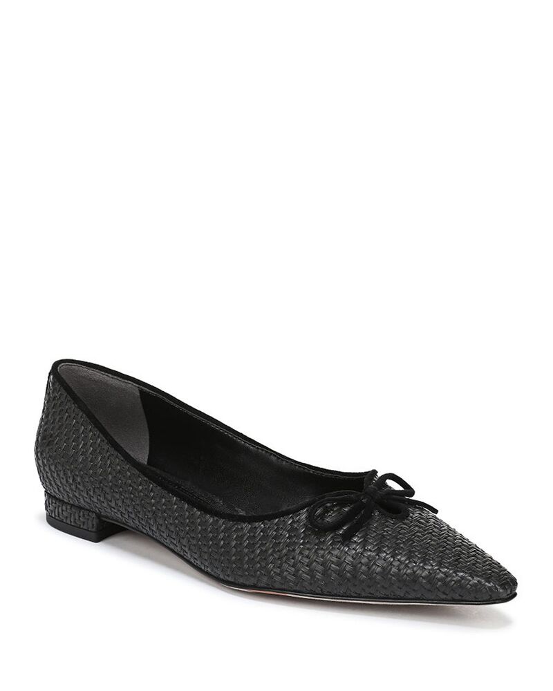 サムエデルマン レディース シューズ パンプス Sam Edelman Women's Esmira 2 Pointed Toe Ballet Flats Black ブラック｜ReVida 店