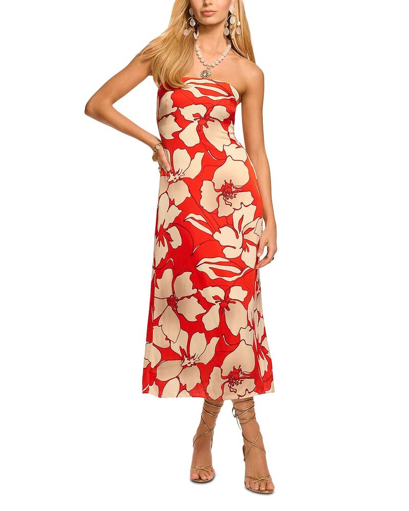 レイミー ブルック レディース トップス ワンピース Ramy Brookamilla Dress Crimson Floral クリムゾン