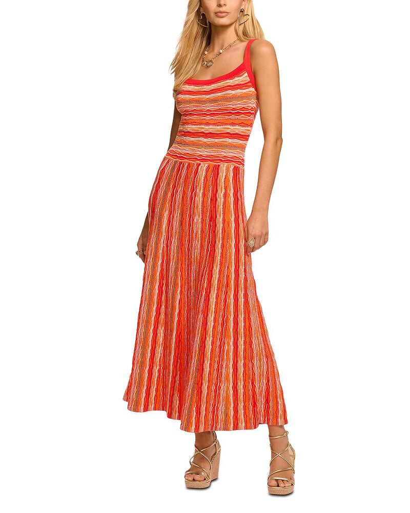 レイミー ブルック レディース トップス 衣装 Ramy Brook Madelyne Dress Crimson Combo Stripe クリムゾン