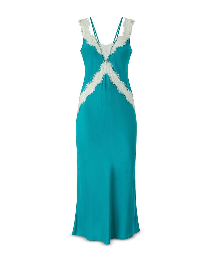 ピンコ レディース トップス ワンピース レーストリム レース PINKO Anise Lace Trim Dress V77