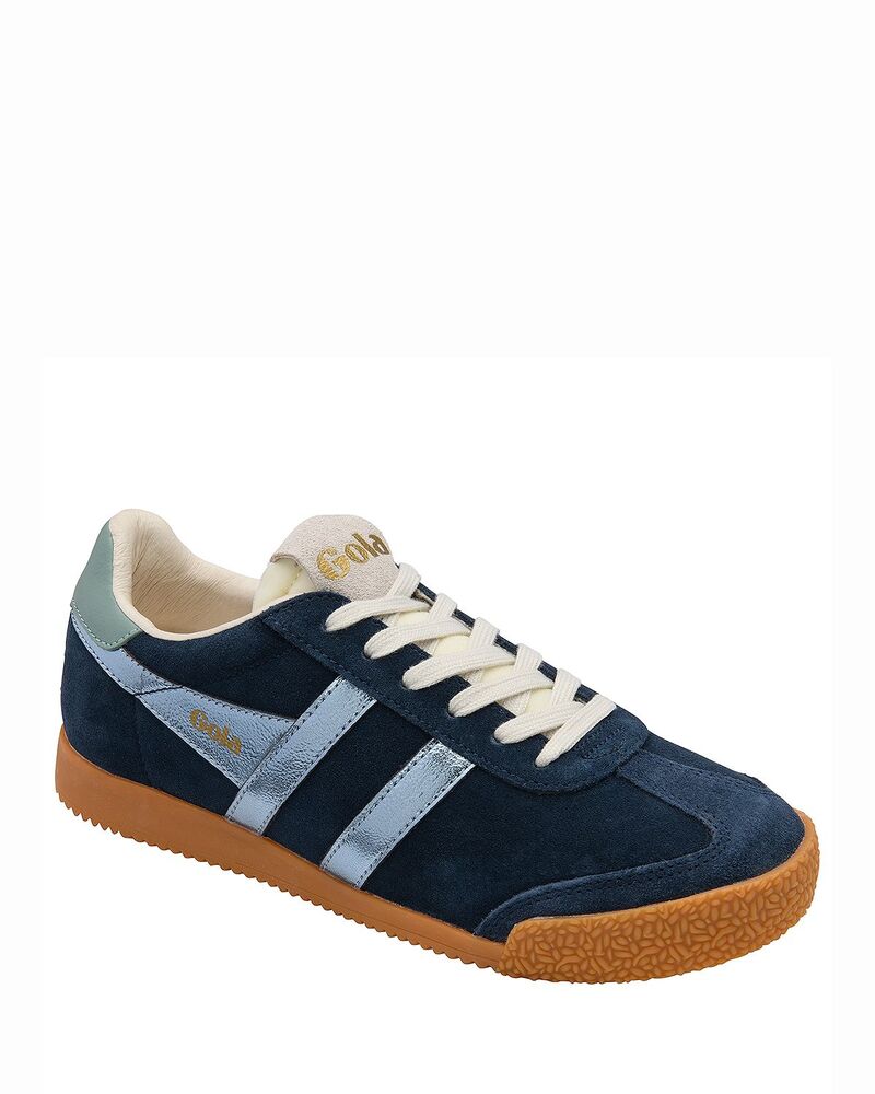 ゴラ レディース シューズ スニーカー Gola Women\'s Elan Glitz Sneakers Navy/Air/Green Mist ネイビー|ReVida 店