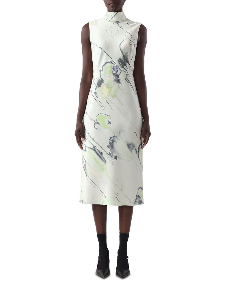 ジェイソン ウー レディース トップス ワンピース フラワー柄 ミディ フラワー Jason Wu Collection Watercolor Floral Bias Midi Dress Light Jade Multi マルチカラー 201,400円