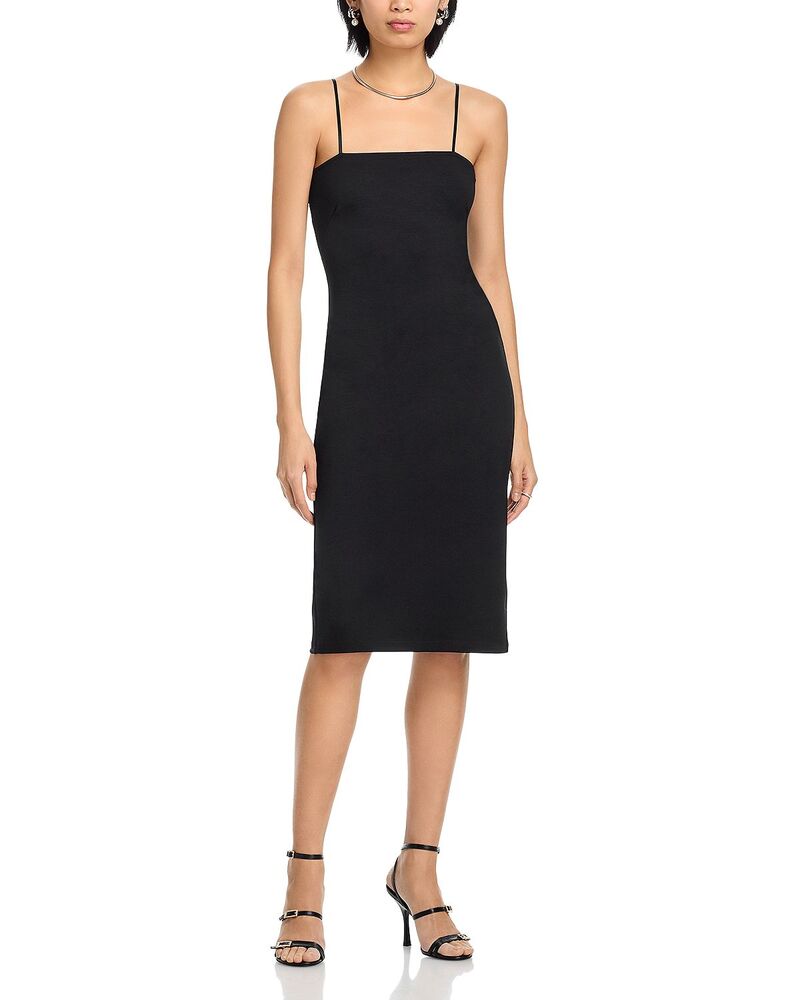 ラジャンス レディース トップス ワンピース ミディ L'AGENCEira Spaghetti Strap Midi Dress Black ブラック