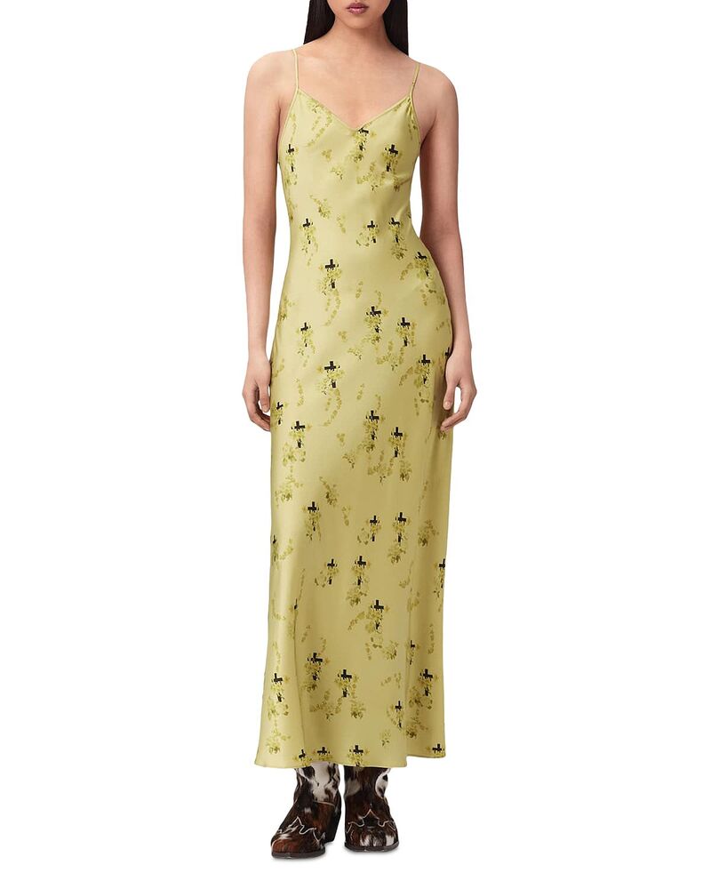 オールセインツ レディース トップス ワンピース ALLSAINTS Bryony Dress Empolio Yellow イエロー