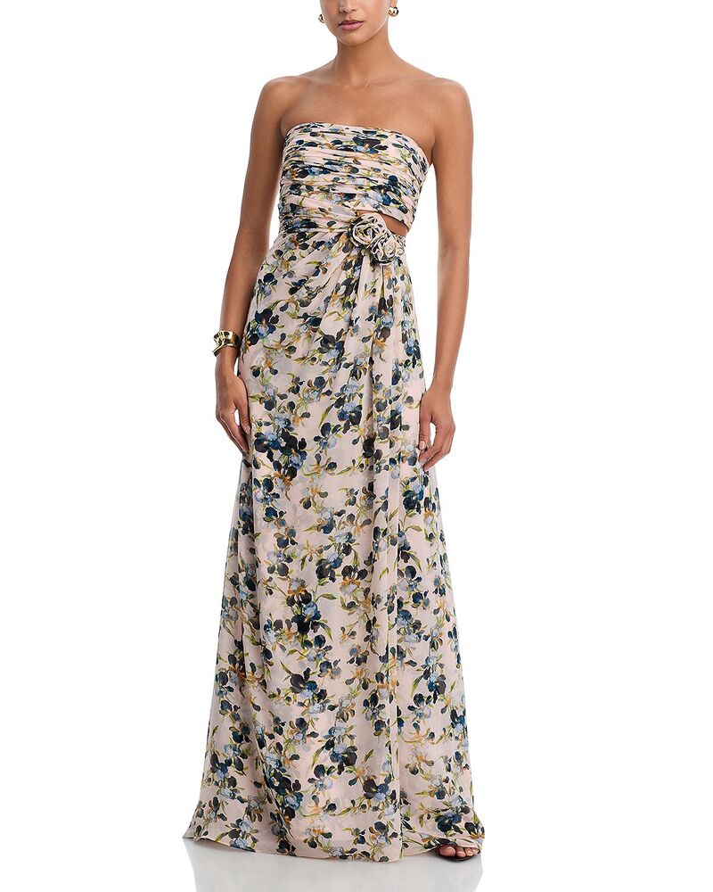 サンク ア セプト レディース トップス ワンピース Cinq ? Sept Magy Trailing Iris Gown Rosy Cloud Multi マルチカラー