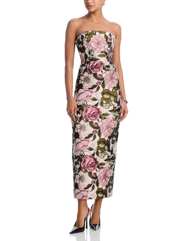 ミリー レディース トップス ワンピース マキシ MILLY Ella Jacquard Maxi Dress Pink/green ピンク