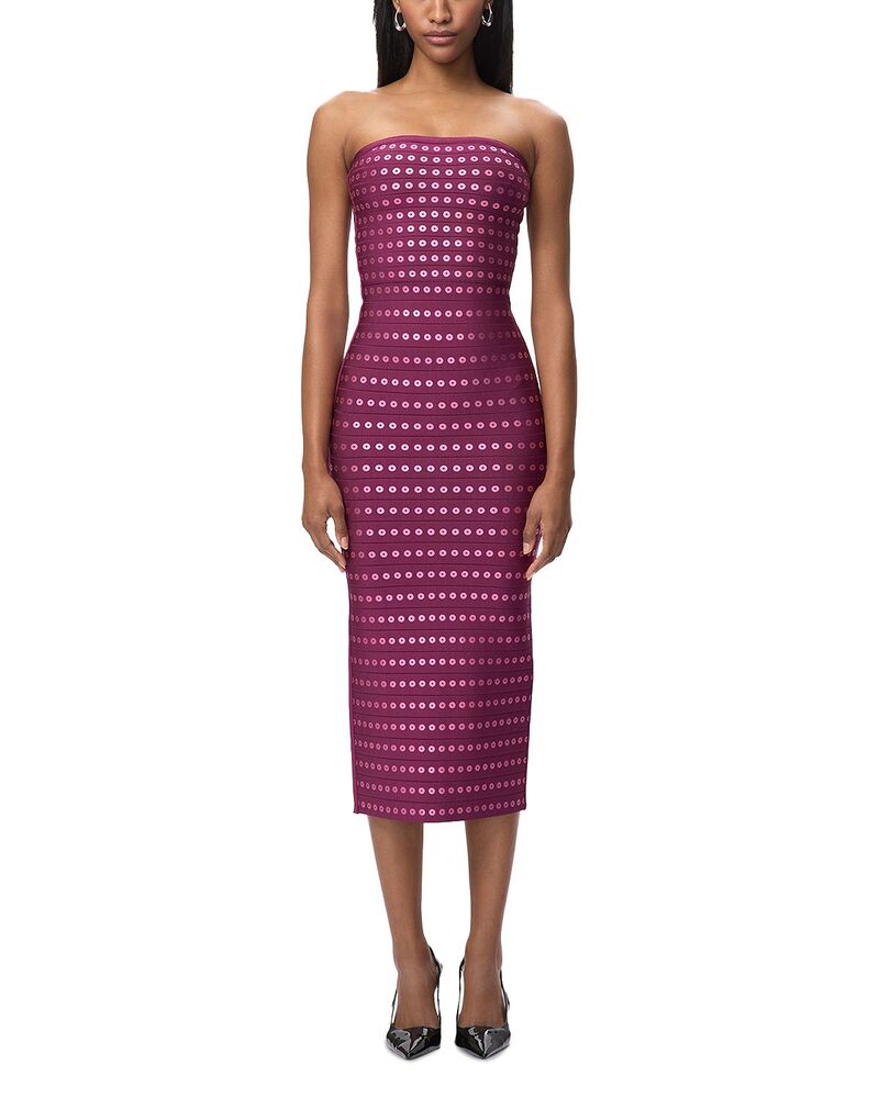 エルベレジェ レディース トップス ワンピース Herv? L?ger Theira Dress Thistle|ReVida 店
