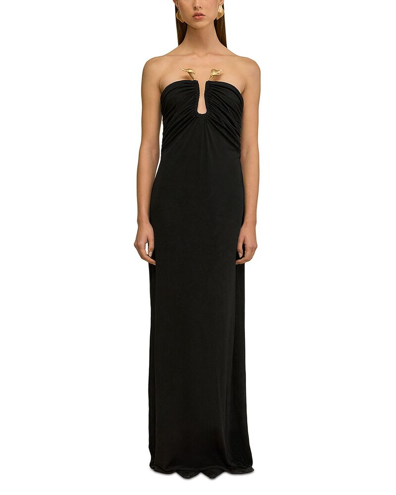 カルト ガイア レディース トップス ワンピース Cult Gaia Emir Embellished Gown Black ブラック