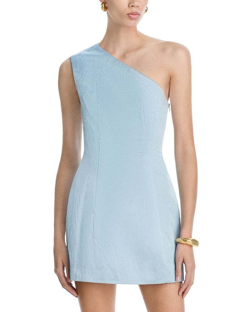エーエルシー レディース トップス ワンピース ミニ A.L.C. Naya One Shoulder Mini Dress Marine Layer
