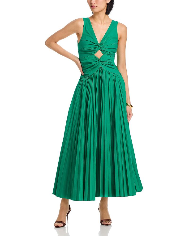 シムカイ レディース トップス ワンピース カットアウト マキシ SIMKHAI Viviann Cutout Maxi Dress Kelly Green グリーン