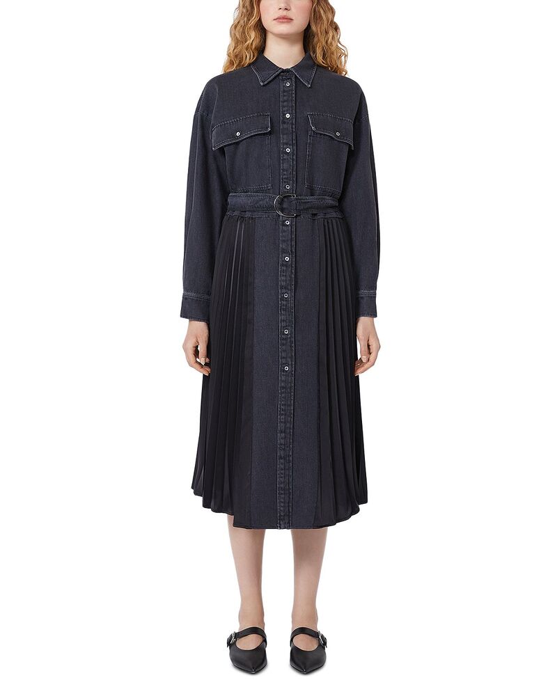 ウィークエンド マックスマーラ レディース トップス ワンピース Weekend Max Mara Wkdcitrato Mix Media Dress Black ブラック
