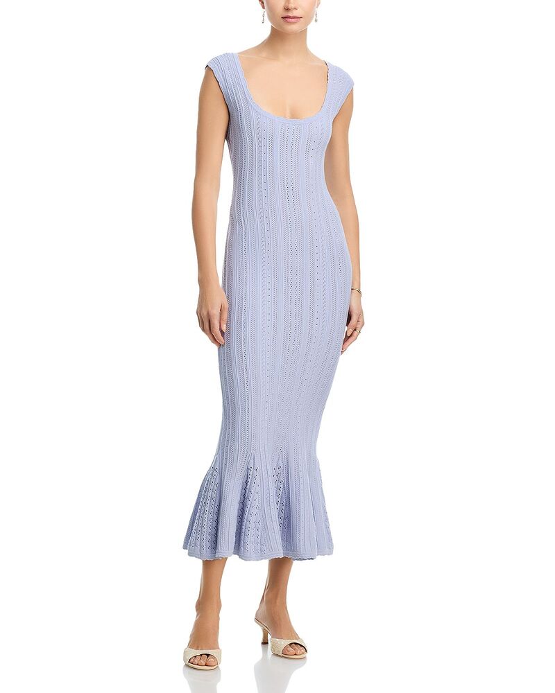 ラブスハックファンシー レディース トップス ワンピース LoveShackFancy Tayleen Bodycon Dress Moonwash
