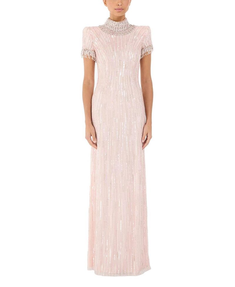 ジェニー・パッカム レディース トップス ワンピース マキシ Jenny Packhamadeleine Beaded Maxi Dress Fox Coral コーラル|ReVida 店