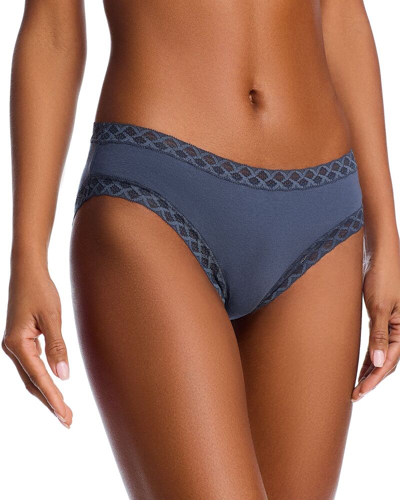 ナトリ レディース アンダー御召しもの ズボン下 Natori Bliss Girl Briefs Ash Navy 木灰