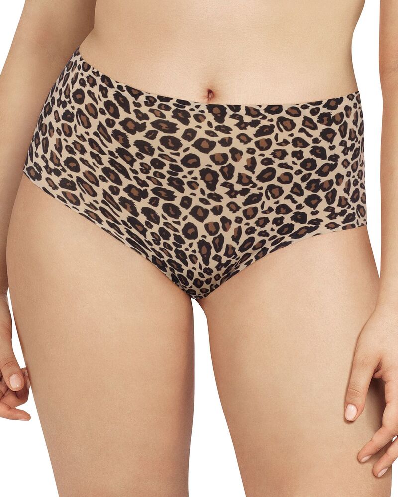 シャントル レディース アンダー御召しもの ズボン下 Chantelle Soft Stretch One-Size Seamless Briefs Leopard 毛の荒物