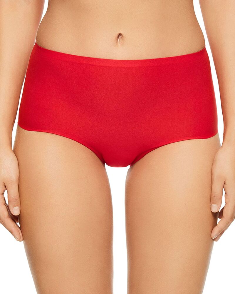 シャントル レディース アンダー御召しもの ズボン下 Chantelle Soft Stretch One-Size Seamless Briefs Poppy Red 赤いこと