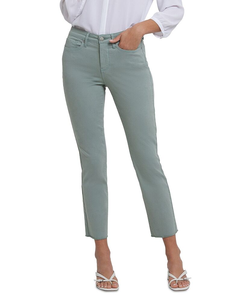 エヌワイディージェイ レディース ボトムス デニムパンツ プチ クロップド ジーンズ NYDJ Petite Sheri High Rise Cropped Skinny Jeans in Artist Mistletoe ブルー