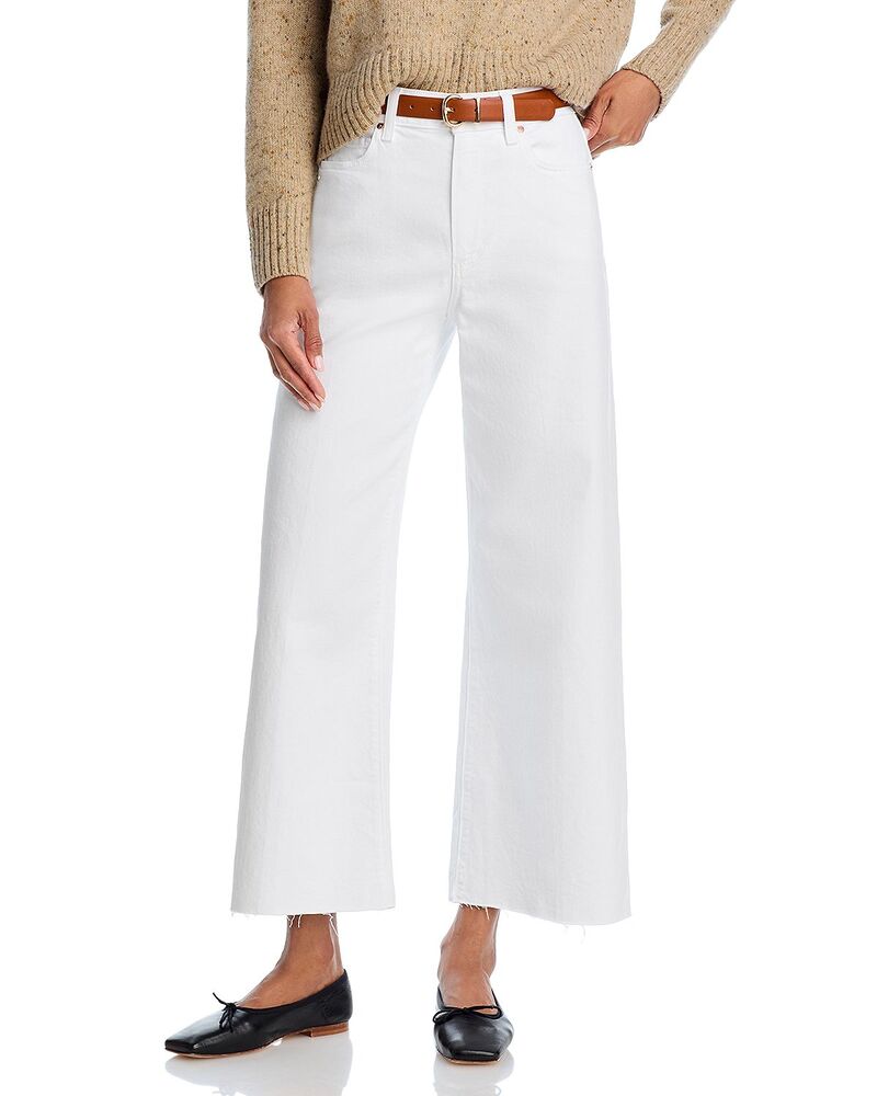 ペイジ レディース ボトムス デニムパンツ ワイドレッグ アンクル ジーンズ PAIGE Anessa High Rise Wide Leg Ankle Jeans Crisp White ホワイト