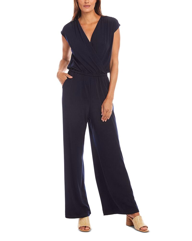 カレンケーン レディース トップス 飛び降りる背広 ノースリーブ プルオーバー Karen Kane Sleeveless Travel Jersey Jumpsuit Navy 米国海軍