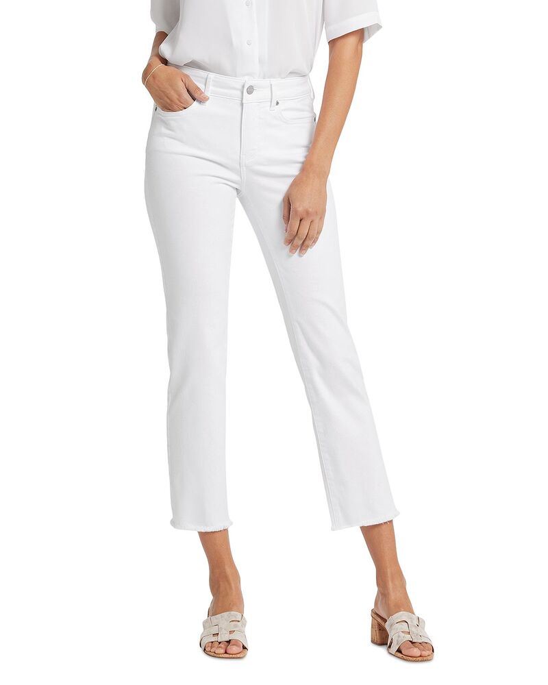 エヌワイディージェイ レディース ボトムス デニムパンツ アンクル ジーンズ NYDJ Marilyn High Rise Ankle Jeans Optic White ホワイト