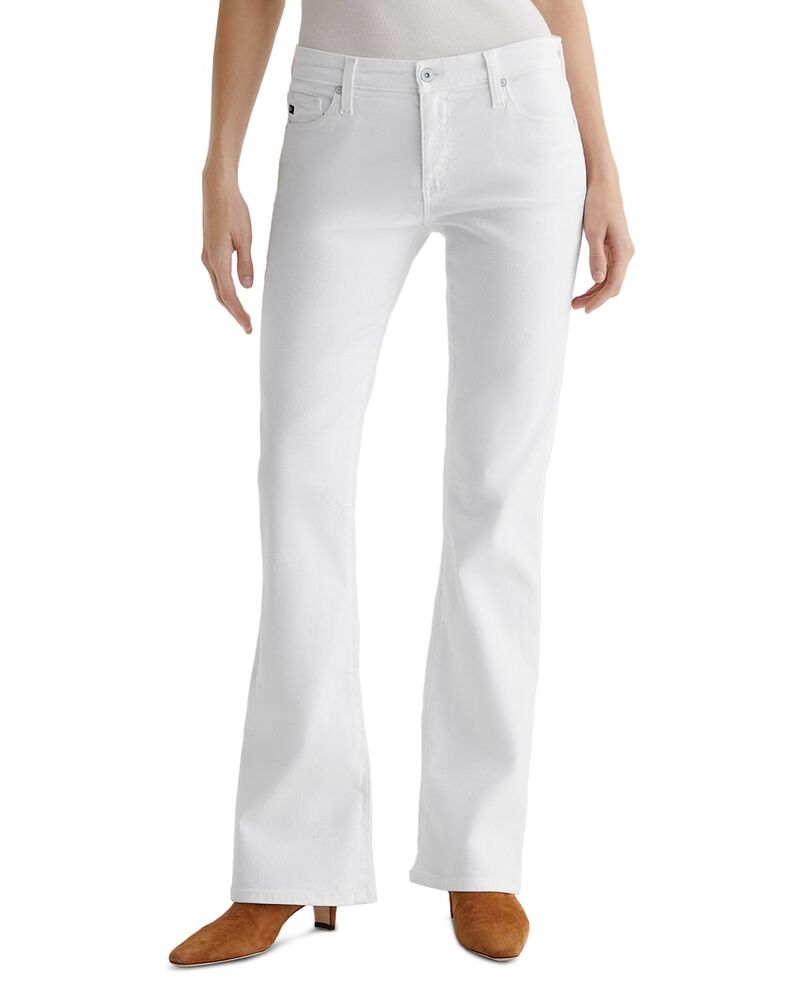 エージー レディース ボトムス デニムパンツ ブーツカット ローライズ ブーツ ジーンズ AG Angelow Rise Bootcut Jeans in Gallery White ホワイト