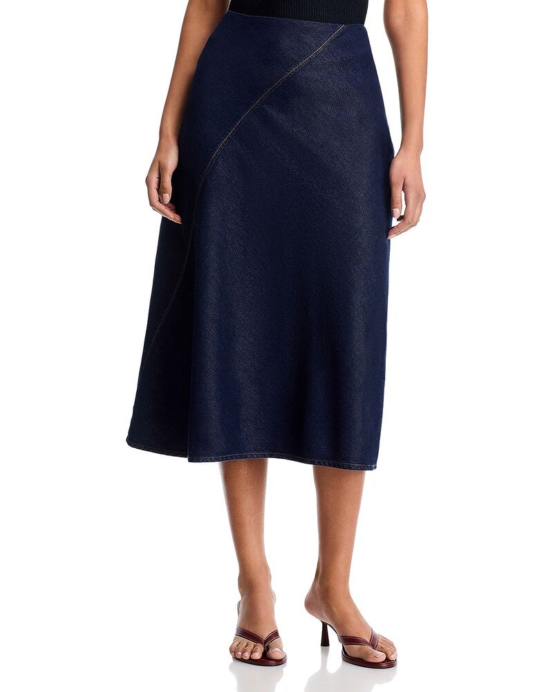 ラグアンドボーン レディース ボトムスカート デニム rag & bone Ultra Featherweight Lisbon Denim Skirt in Oceanrinse デニム