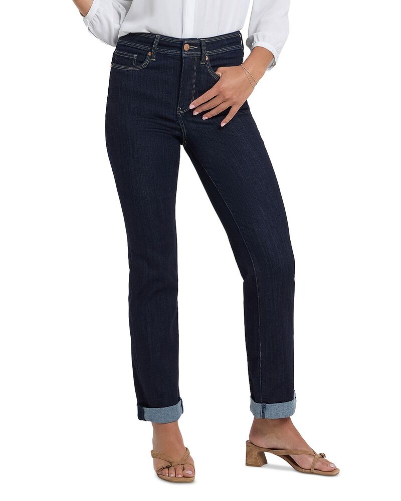 エヌワイディージェイ レディース ボトムス デニムパンツ ジーンズ NYDJ Marilyn High Rise Triple Stitch Straight Jeans in Morning Tides Morning Tides|ReVida 店