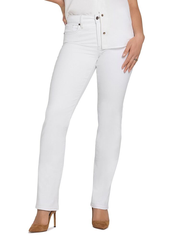 エヌワイディージェイ レディース ボトムス デニムパンツ ジーンズ NYDJ Marilyn High Rise Straight Jeans in Optic White ホワイト